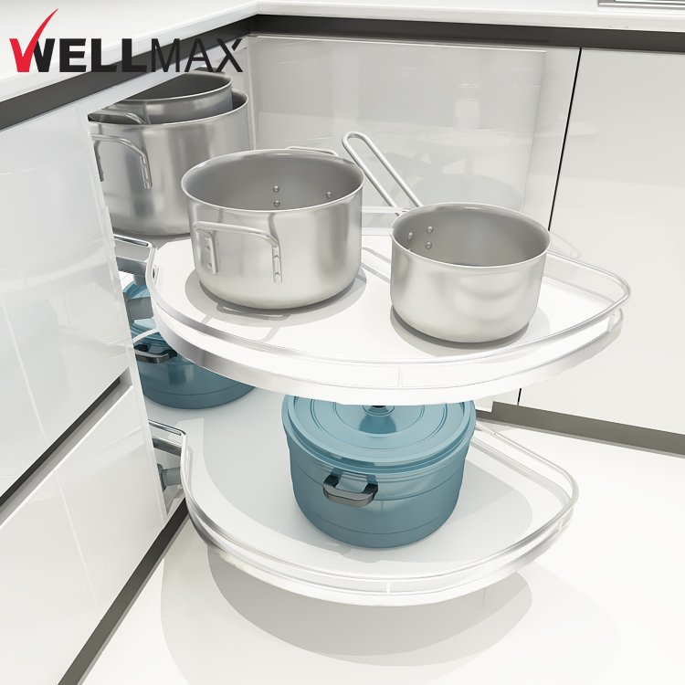 Kitchen Cabinet Door Pull Out Storage Corner kitchen magic corner basket Tray Magic Corner Kitchen Furniture Basket Drawers