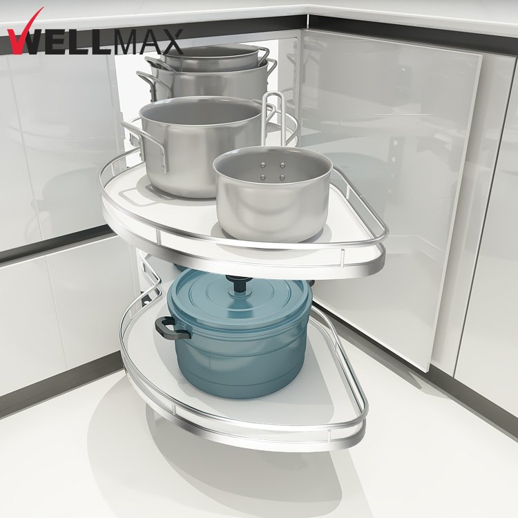 Kitchen Cabinet Door Pull Out Storage Corner kitchen magic corner basket Tray Magic Corner Kitchen Furniture Basket Drawers