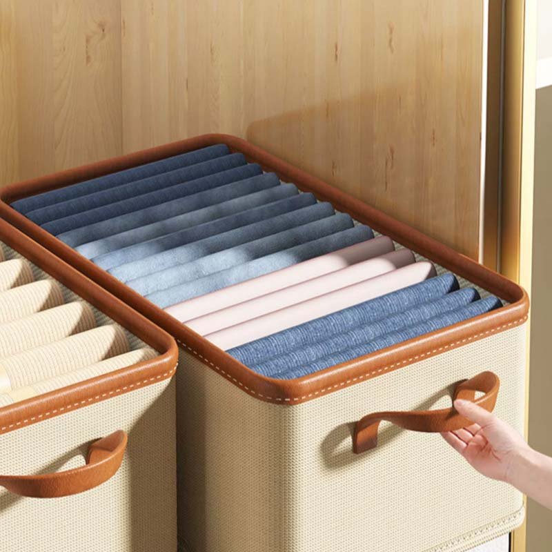 foldable clothes organizer storage box&bin wardrobe drawer organizer for clothes jeans closet storage