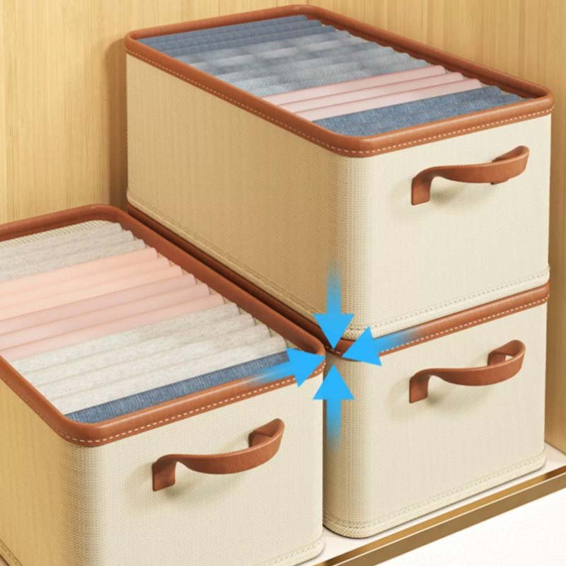 foldable clothes organizer storage box&bin wardrobe drawer organizer for clothes jeans closet storage