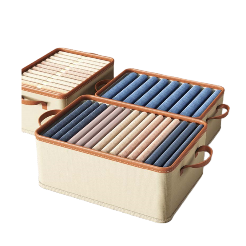 foldable clothes organizer storage box&bin wardrobe drawer organizer for clothes jeans closet storage