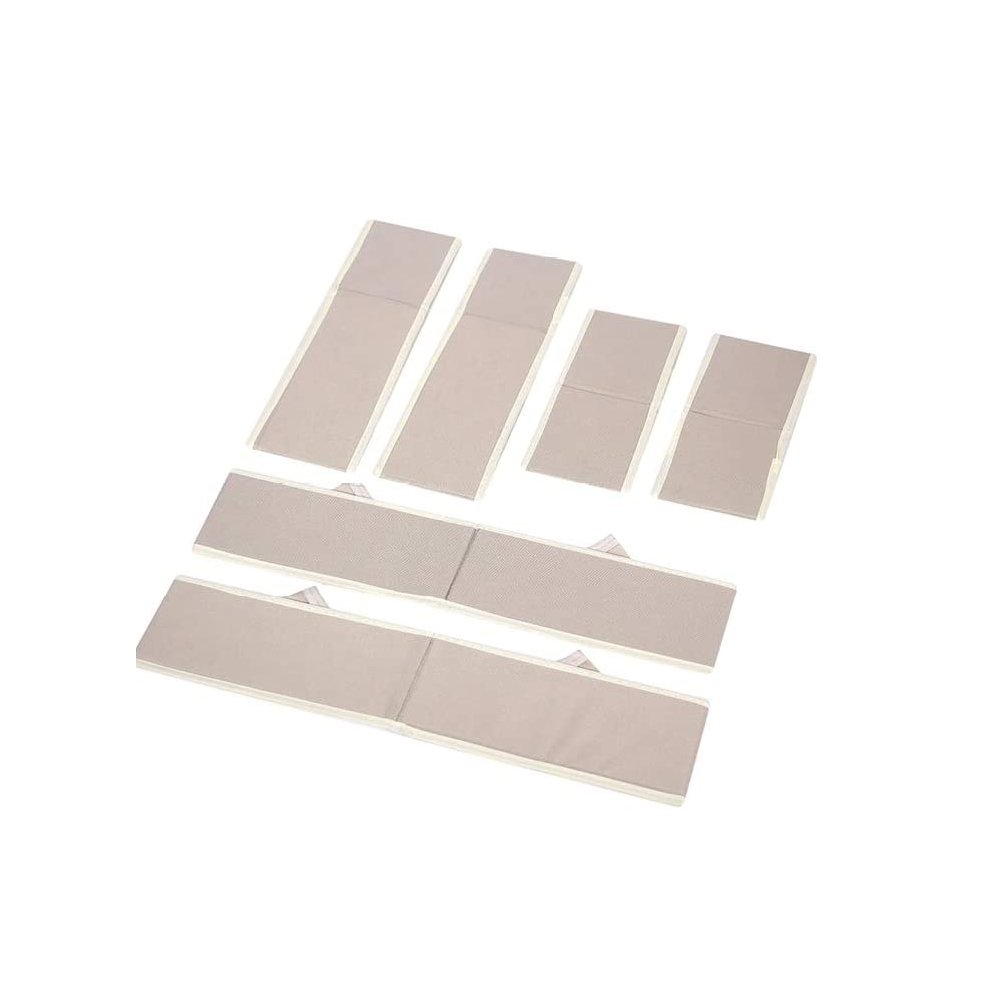 Foldable Cloth Storage Box Closet Dresser Drawer Organizer Fabric Baskets Bins Containers Divider for Clothes Underwear Bras Soc
