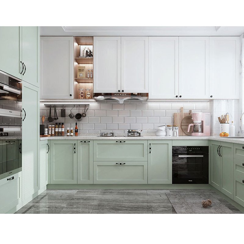 Modern Kitchen Furniture Italian Designs Custom Luxury glossy door board Modular wall cupboard Made In China Kitchen Cabinet