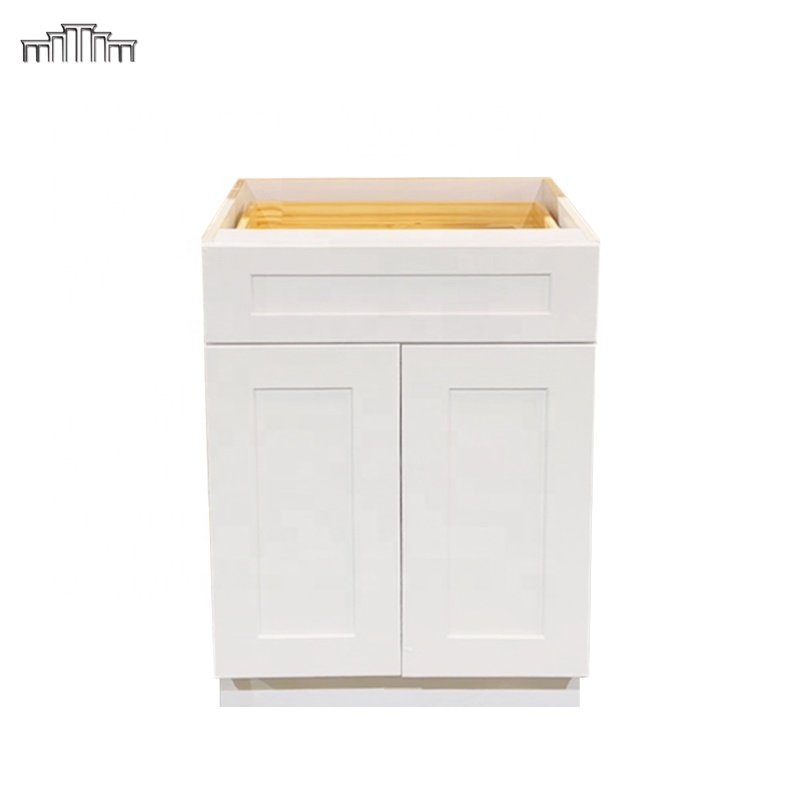 Factory Ready Made Spray Painting Framed/Frameless/Inset Structure Soft Close White And Wood Plywood Board Kitchen Cabinets