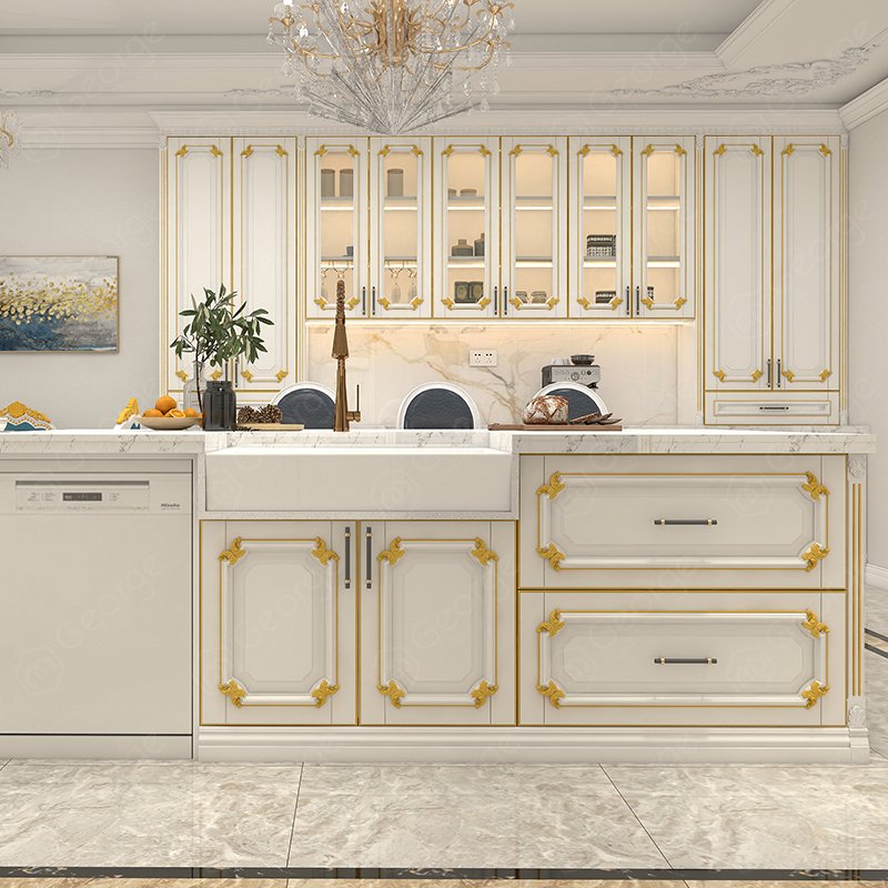 George Factory Price Particle Board mdf Kitchen Set Kitchen Cupboards cabinet and other kitchen furniture