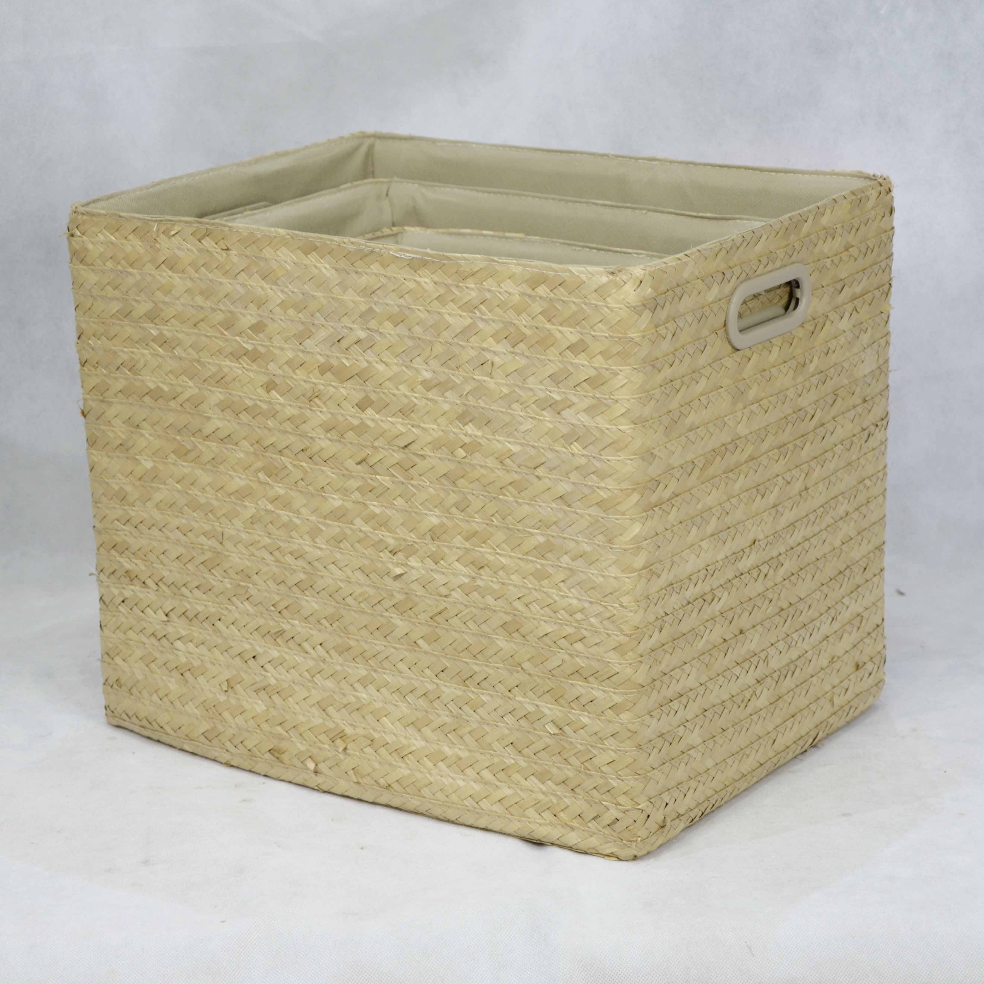 Woven Cotton Rope Plant Storage Wooden Craft Drawers Paper Mat Cloth Basket For Babys Canasta De Beb