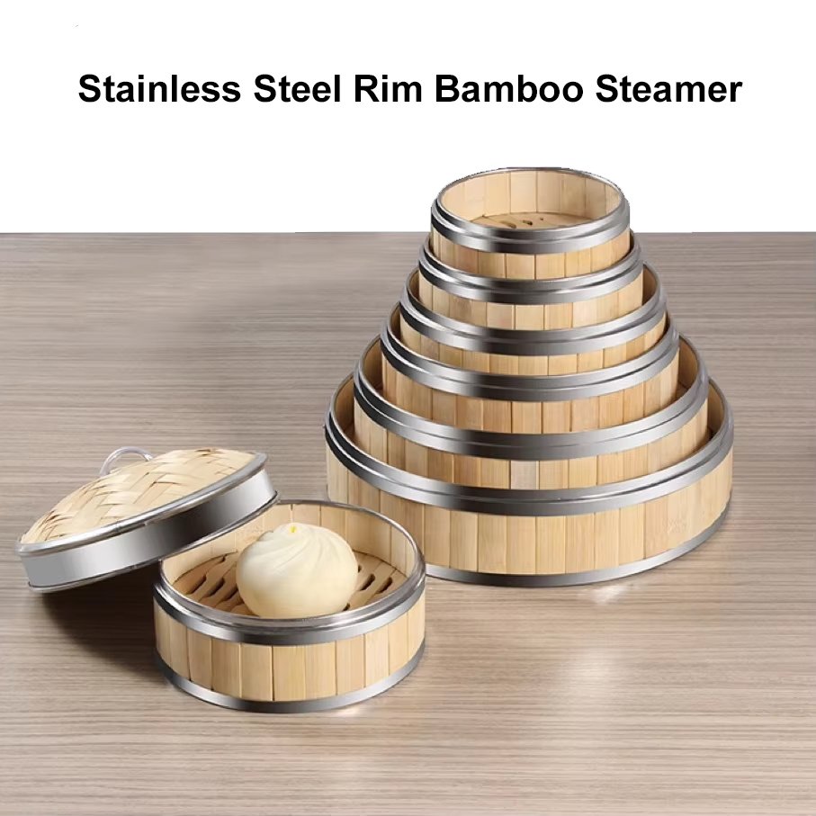wholesale china chinese prime home direct noa 9 10 inch organic bamboo steamer basket mini set 5in 2 tier