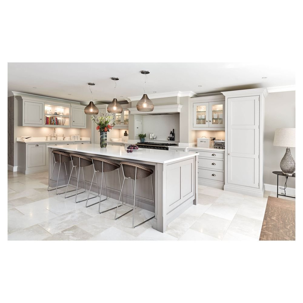 CBDMART Modern Design Cabinet Kitchen Cabinets Solid Wooden Kitchen Cabinets