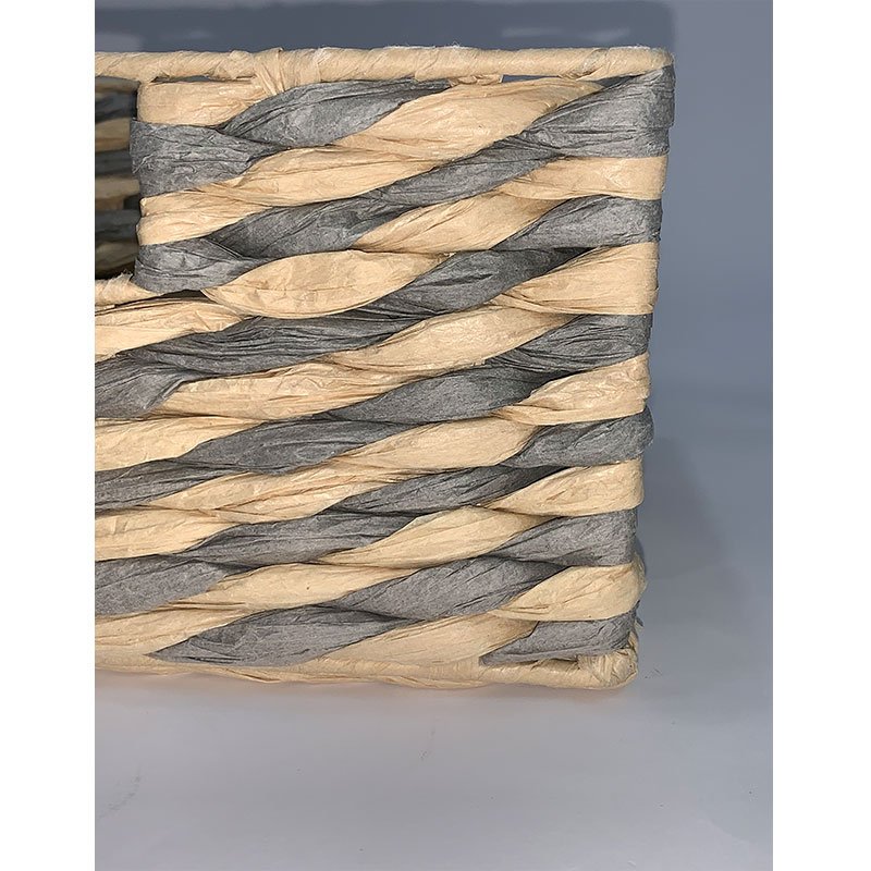 New hot selling white wood 4 drawer wood cabinet living room furniture rattan basket storage wood cabinet
