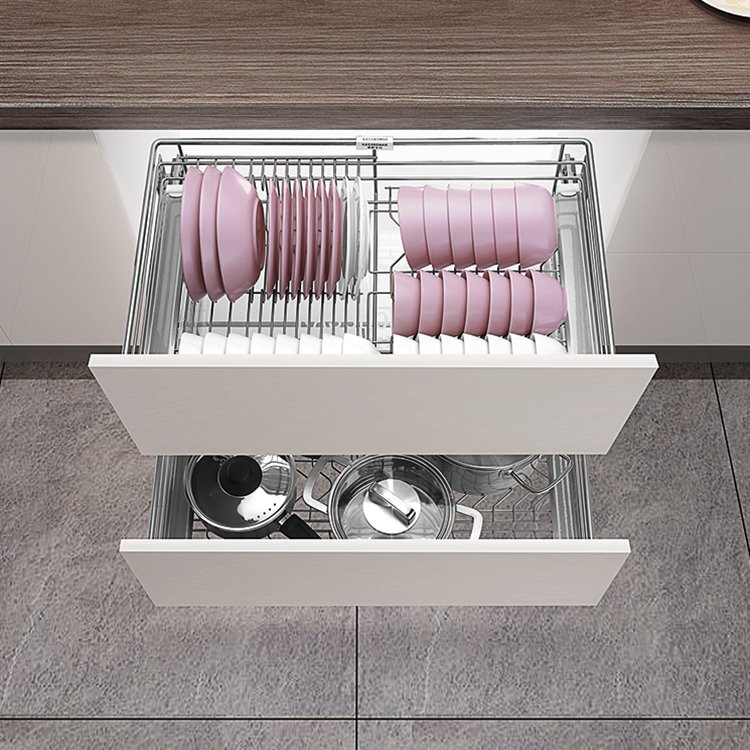 Pretty design kitchen cabinet slide wire storage drawer basket