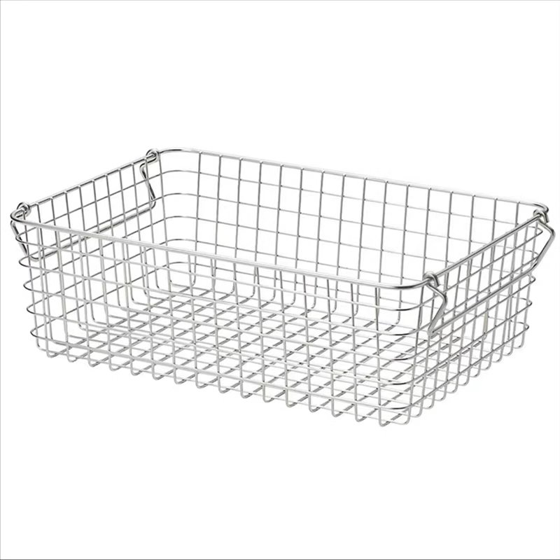 Stainless steel storage woven net basket Rustic-Style Tote Basket for Home Decor Customized wire mesh basket