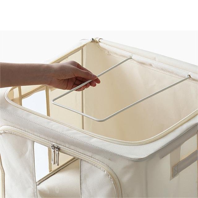 Steel frame Support Closet Organizer Box Oxford Collapsible Storage Box Portable Clothes Storage Box And Bins cube basket