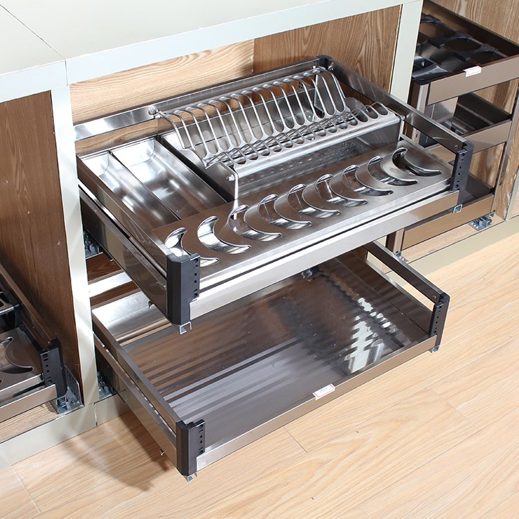Undermount Wire Basket Slide And Kitchen Cabinet Organizers Pull Out Basket For Wire Basket Drawer