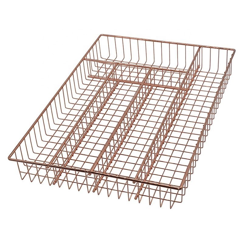 Kitchen Accessories Wire Drawer Organizer Storage Holder Closet Cabinet Rack
