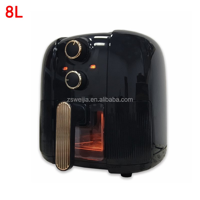 New 8l smart air fryer oven digital electric air fryer multifuncional with touch screen 8l silver crest air fryer oven