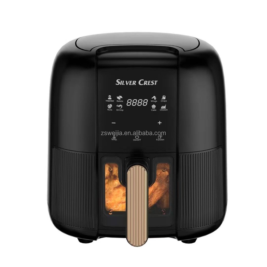 New 8l smart air fryer oven digital electric air fryer multifuncional with touch screen 8l silver crest air fryer oven