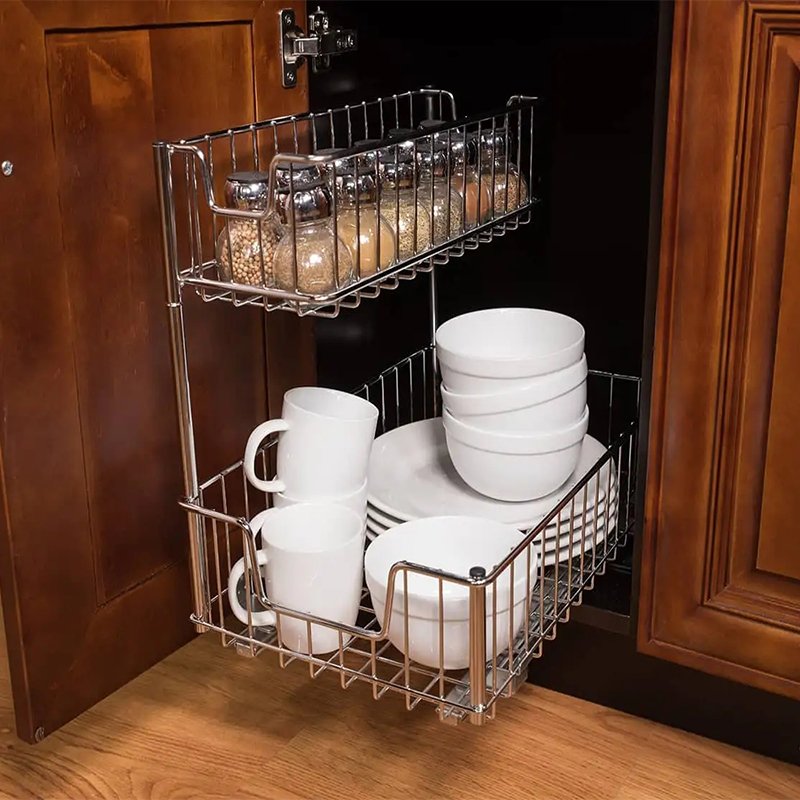 New Kitchen Drawer Sliding Under Bathroom Basket Cabinet Storage Drawer Kitchen Cabinet Drawer Basket Organizer Under Sink Rack
