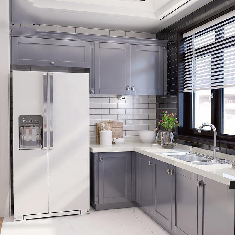 Classic Stainless Steel Commercial Kitchen Cabinet with Countertop Kitchen Corner Cabinets