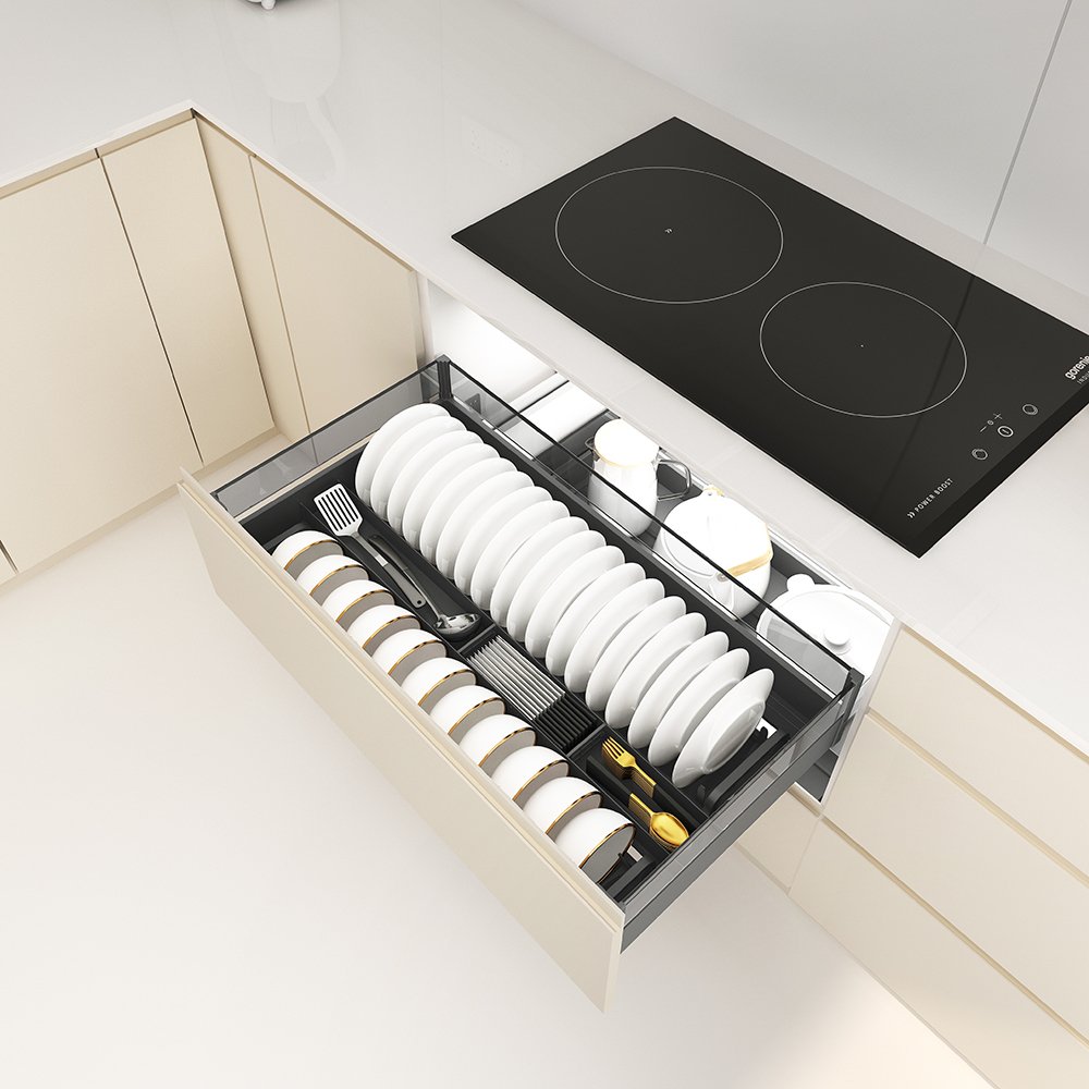 Factory Wholesale Kitchen Cabinet Accessories Storage Organizer Pull Out Drawers Baskets Sliding Basket Out Drawers