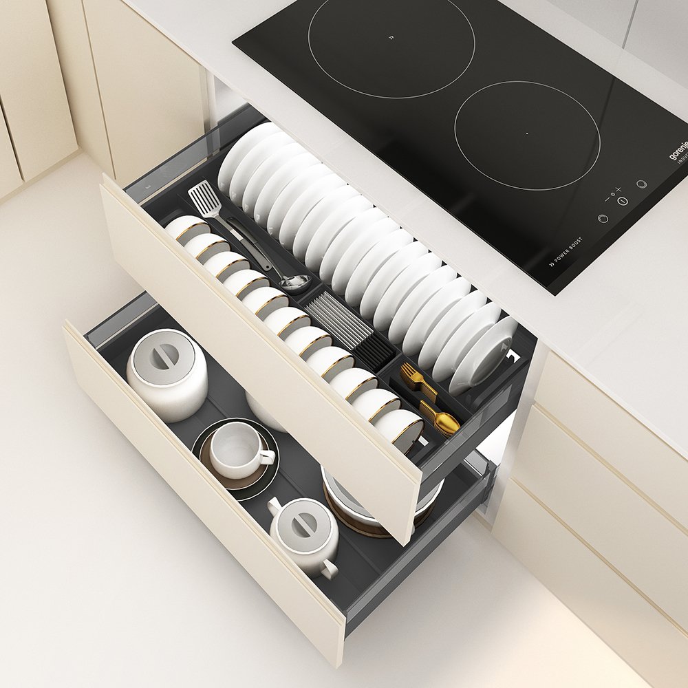 Factory Wholesale Kitchen Cabinet Accessories Storage Organizer Pull Out Drawers Baskets Sliding Basket Out Drawers