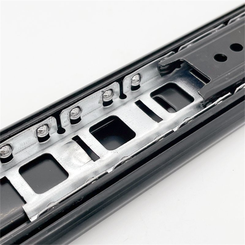 Customizable ball bearing drawer slide telescopic rail