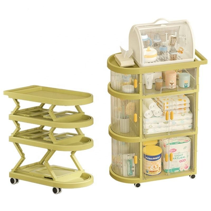 Household clothing toy organizer stackable foldable basket removable box plastic toy box foldable storage box