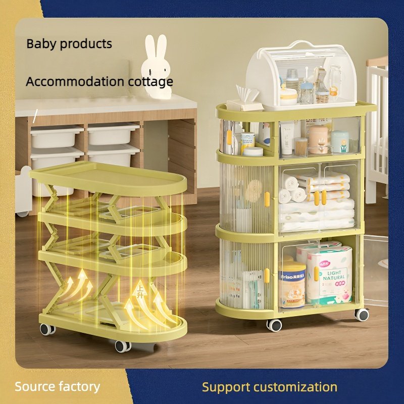 Household clothing toy organizer stackable foldable basket removable box plastic toy box foldable storage box
