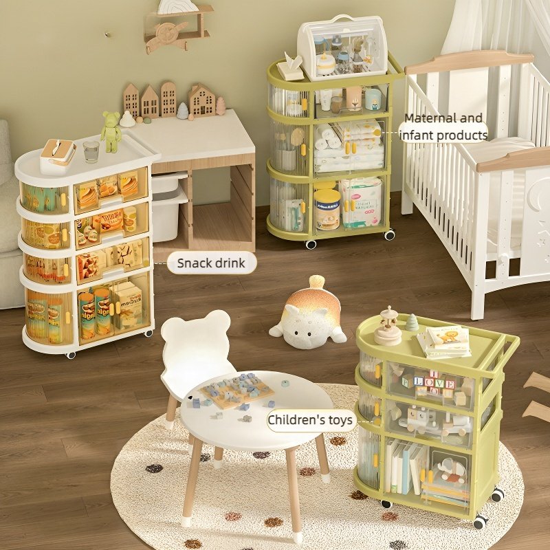 Household clothing toy organizer stackable foldable basket removable box plastic toy box foldable storage box