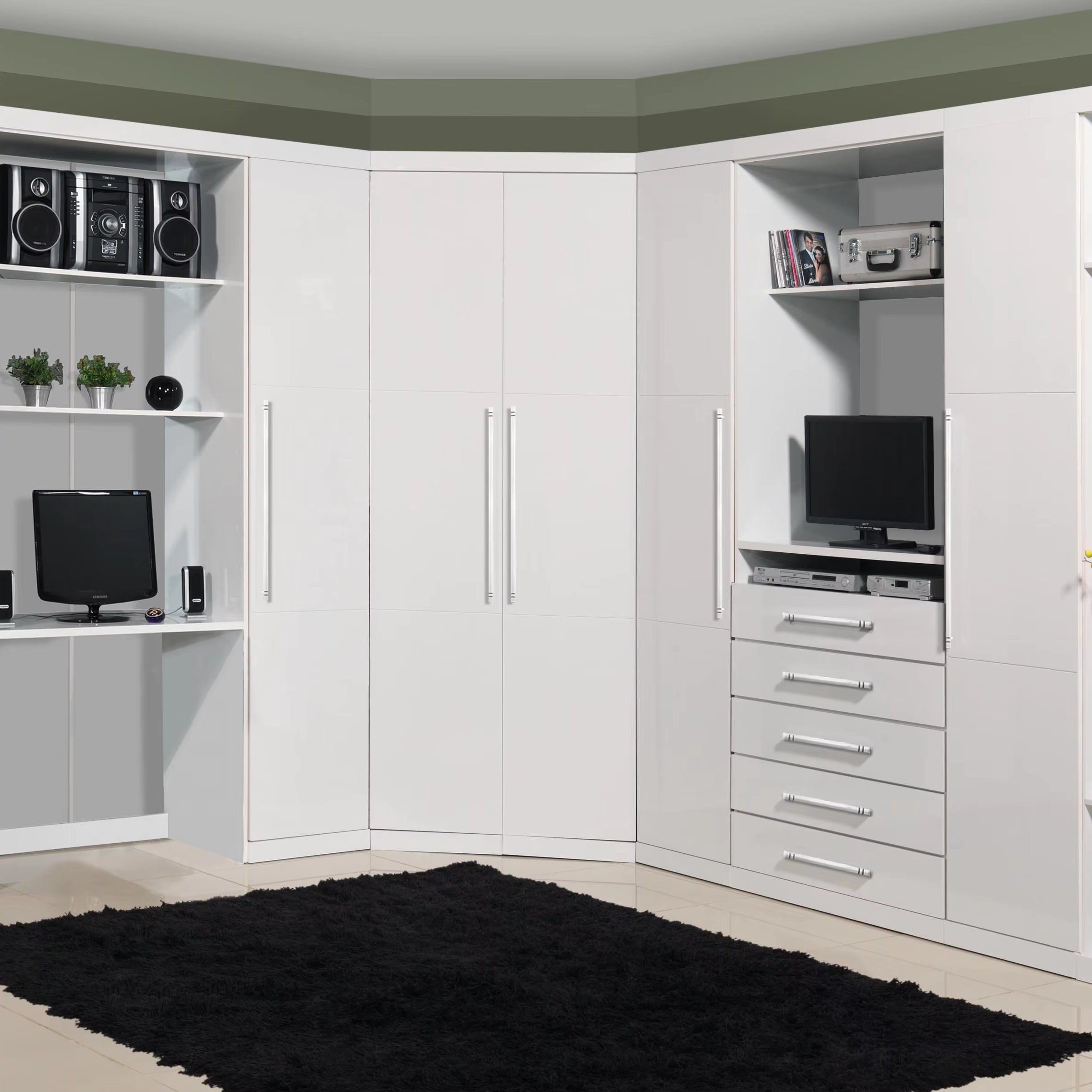2024 Factory Outlet Modern Fashion Minimalist Design Bedroom custom systems design wood bedroom cupboards