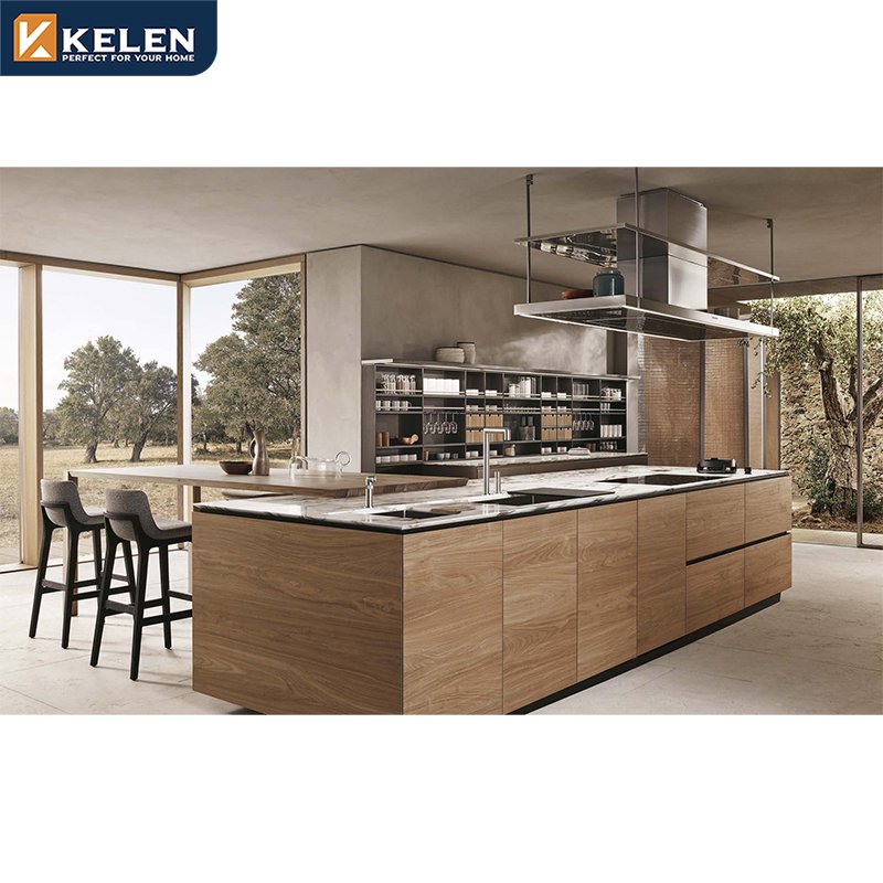 Kelen 2024 Fast Delivery American Custom Modular Modern Design Home Kitchen price Furniture rta kitchen cabinet manufacturers