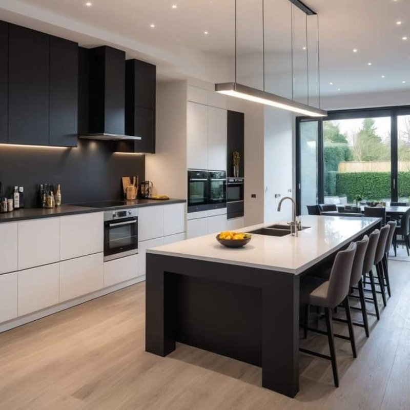 Island Kitchen Design Modular Kitchen Cabinets Modern RTA Kitchen Cabinets Price Custom Cupboards Cabinets