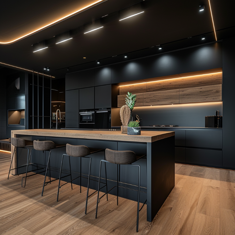 Island Kitchen Design Modular Kitchen Cabinets Modern RTA Kitchen Cabinets Price Custom Cupboards Cabinets