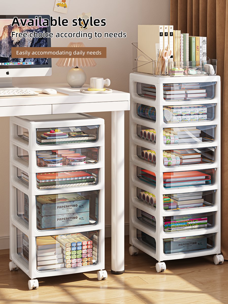 2024 Plastic Storage Bins with Drawers Stackable Storage Bins with Lids Closet Craft Organizers and Storage