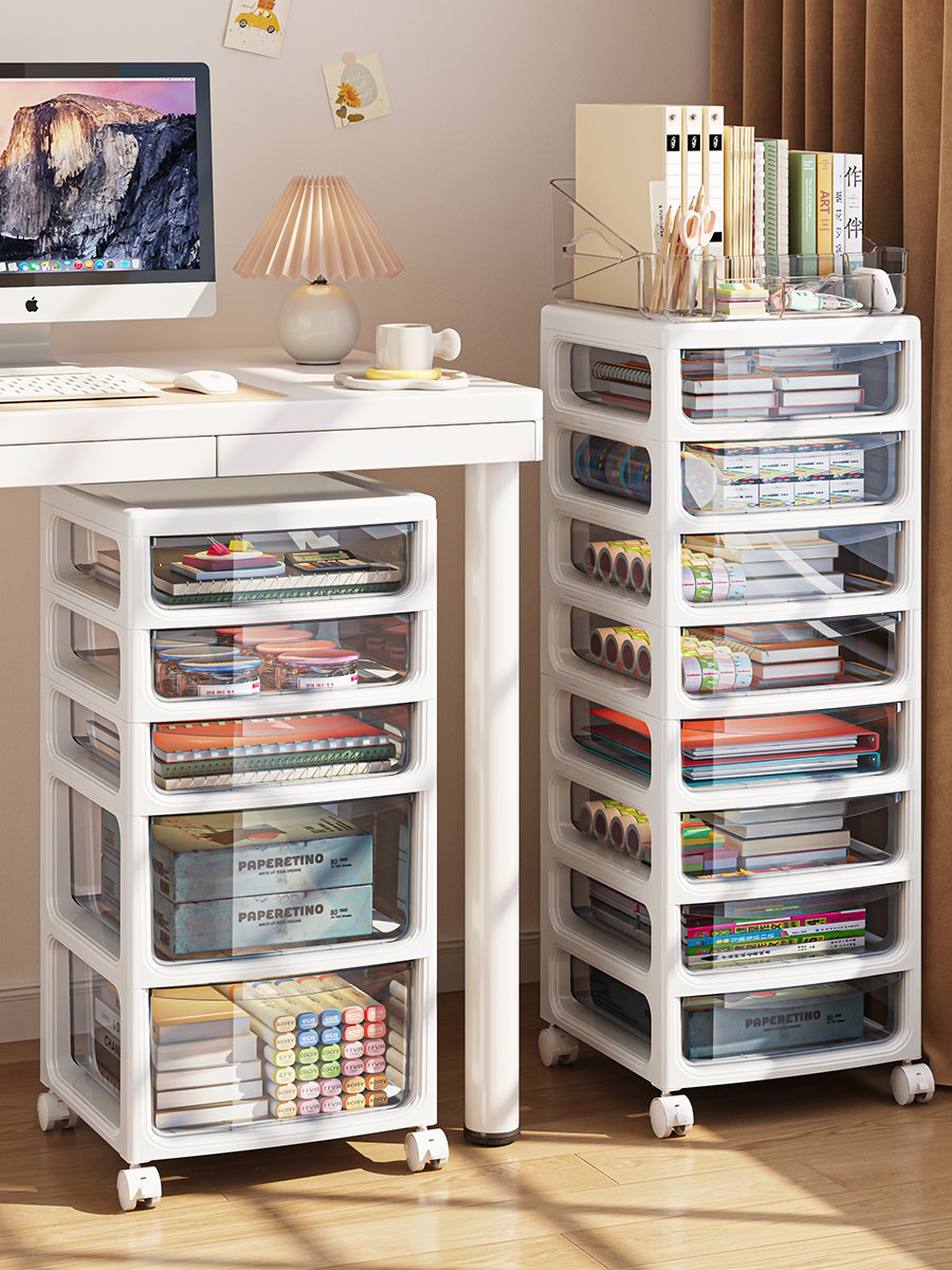 2024 Plastic Storage Bins with Drawers Stackable Storage Bins with Lids Closet Craft Organizers and Storage