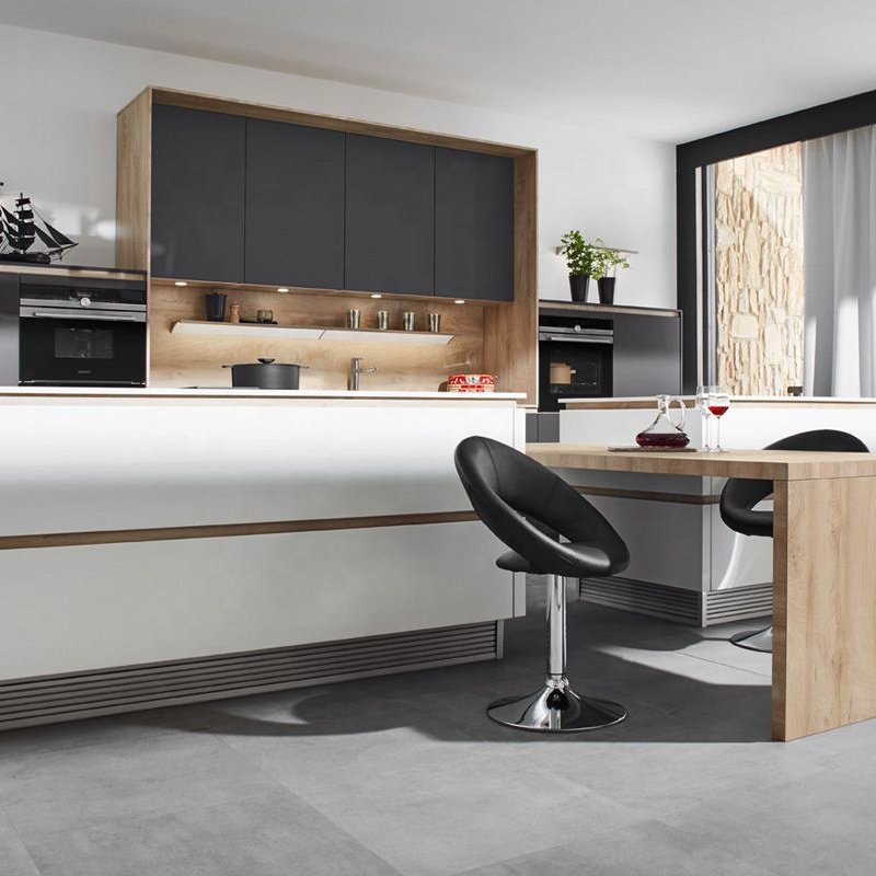 PA complete customized modern modular high gloss lacquer kitchen cabinet