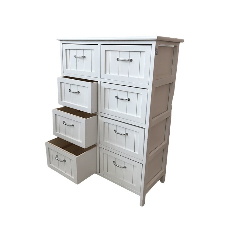 Wholesale Furniture Bedroom Storage Cheap wicker decorative White Storage with Drawer storage drawers home decorations