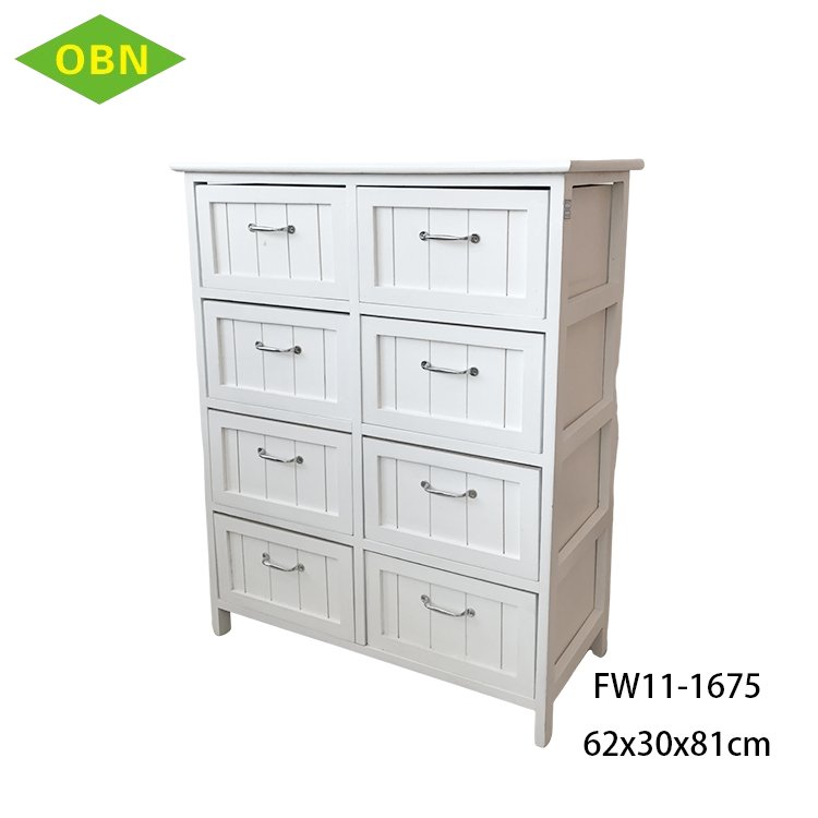 Wholesale Furniture Bedroom Storage Cheap wicker decorative White Storage with Drawer storage drawers home decorations