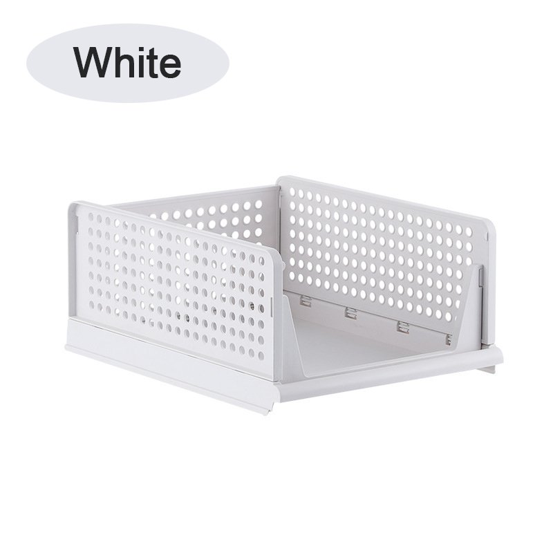 Clothes Storage Baskets Drawer Type Clothes Storage Rack Wardrobe Foldable Clothes Basket Plastic Storage Basket