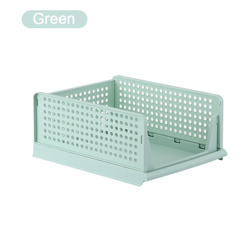 Clothes Storage Baskets Drawer Type Clothes Storage Rack Wardrobe Foldable Clothes Basket Plastic Storage Basket