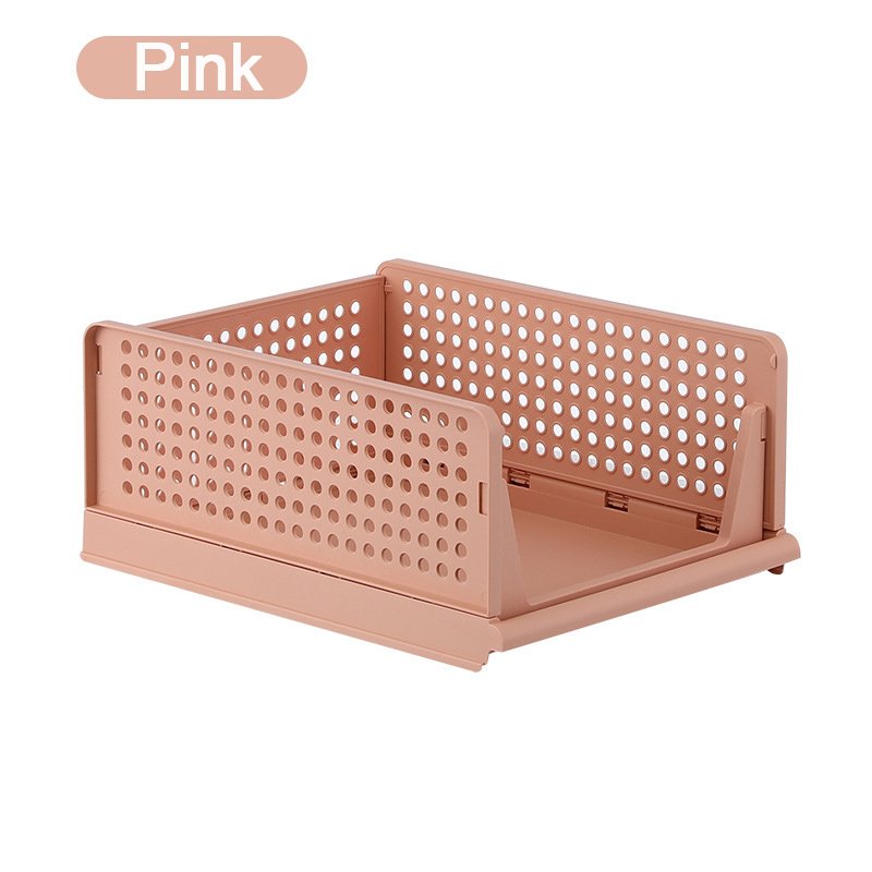 Clothes Storage Baskets Drawer Type Clothes Storage Rack Wardrobe Foldable Clothes Basket Plastic Storage Basket