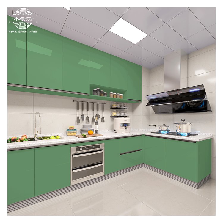 fitted kitchen units interior kitchen set furniture modern MDF carcase kitchen cuisine sur mesure Custom rta cupboard suppliers