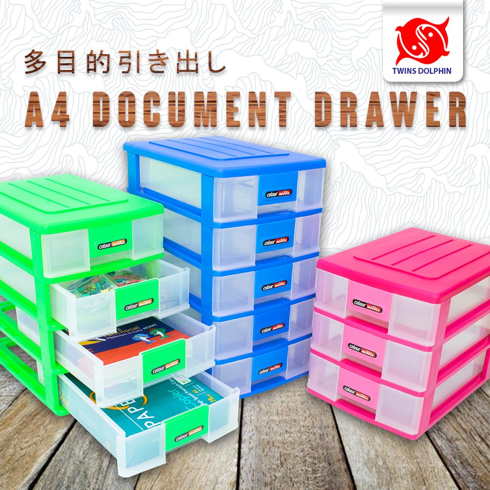 Top Selling Malaysia PP Plastic Transparent Stationary Paper Drawer Modern Desktop Multipurpose Storage Box Home Storage