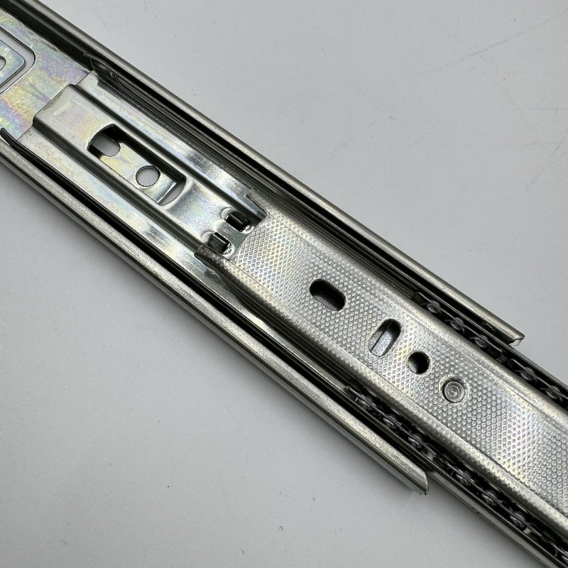 Full Extension Cold Rolled Steel Drawer Slide Rail Corredicas Telescopicas 45mm Telescopic Channel