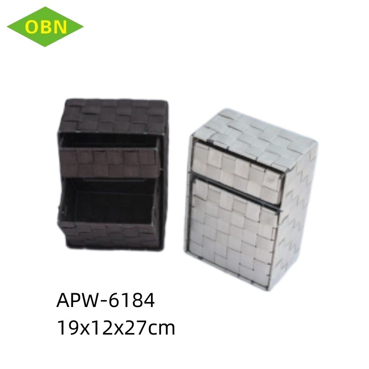 Desk storage Chinese handmade household PE basket cosmetic storage boxes drawer box