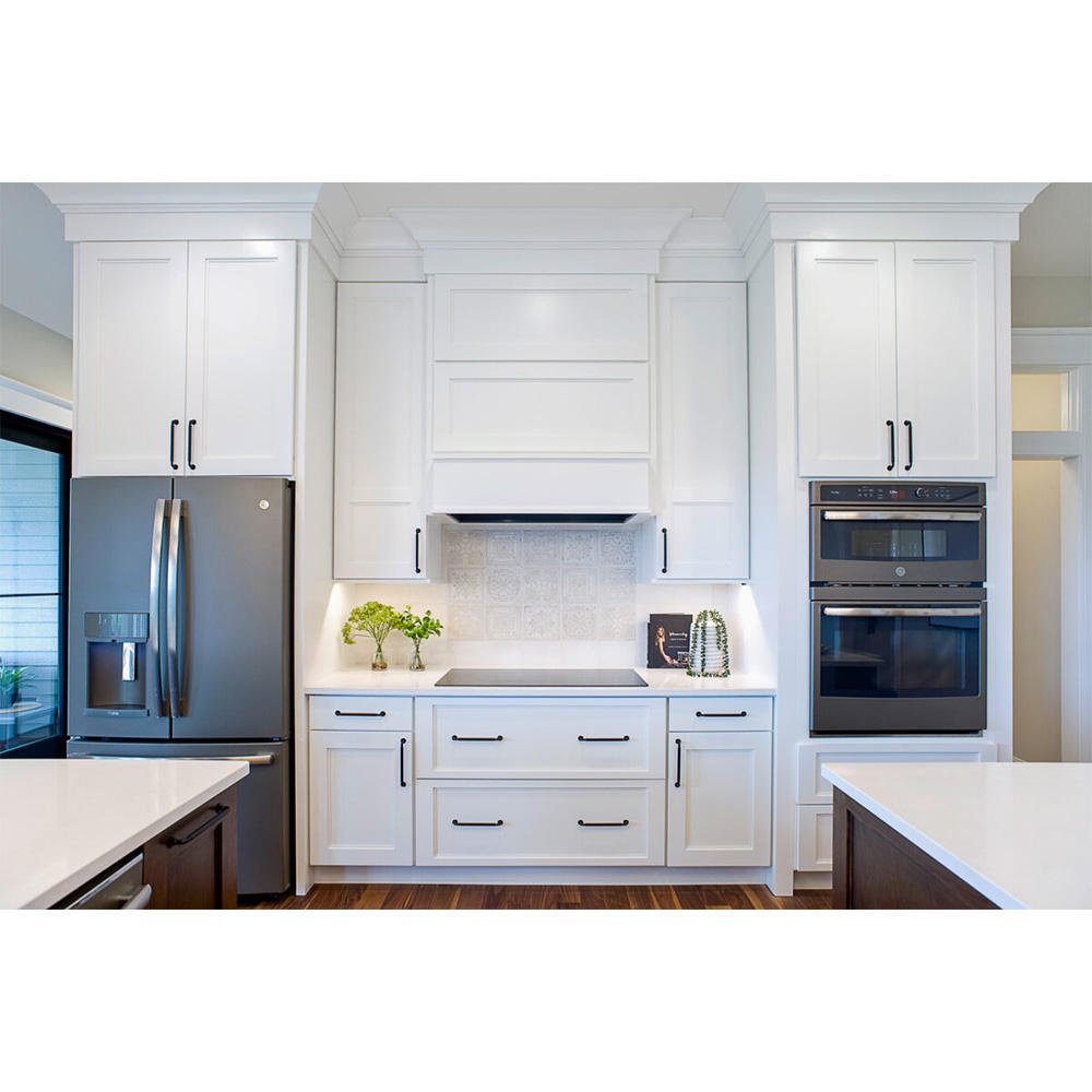 Ready to Assemble Solid Wood Kitchen Cabinets Modern Design Cabinet For Home Furniture
