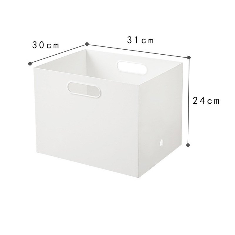 Household storage box sundries storage basket drawer library bookshelf matching dust proof kitchen dormitory box