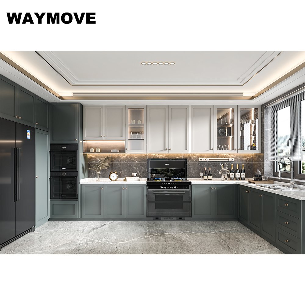 WAYMOVE Luxury Modern French Kitchen Cabinet Sink Door Panel Lacquer Acrylic Surface Buy Modern Luxury Kitchen Appliances