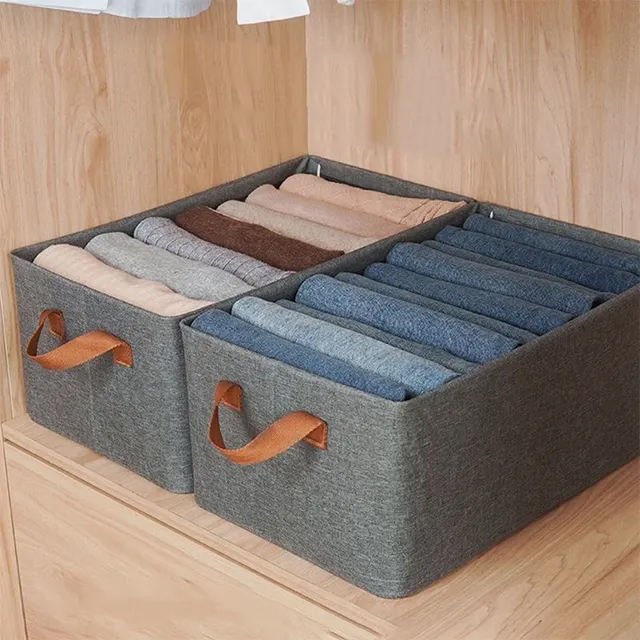 wardrobe clothes storage box clothing foldable drawer waterproof moisture-proof large-capacity organising box
