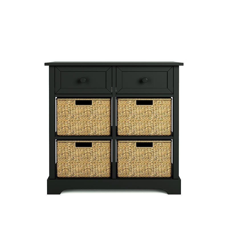 Dining room chest of drawers workshop tool rattan cane wicker pull out basket bucket cabinet storage organizer