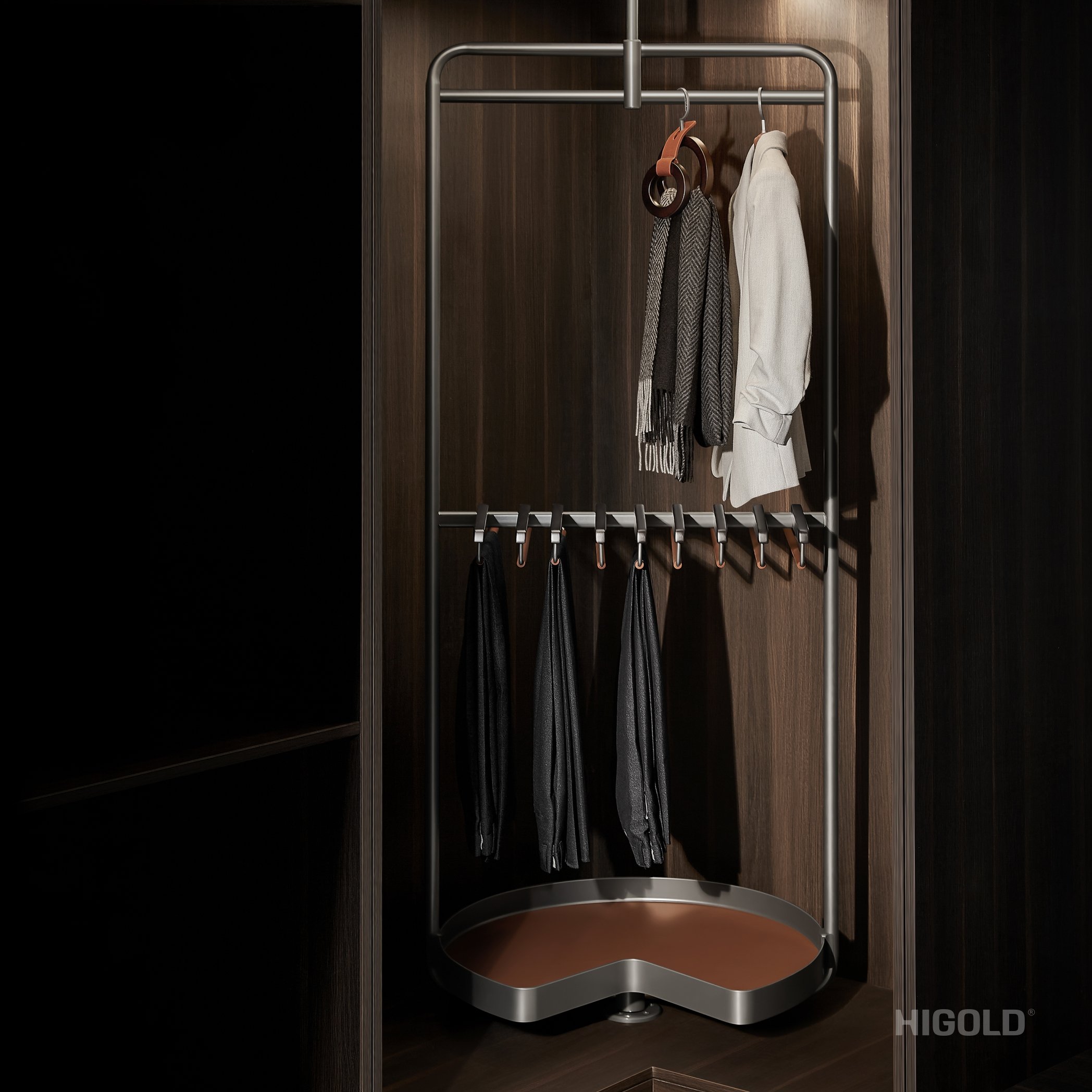 2024 wood closet bedroom furniture glass door German drawer storage jewelry box plywood wardrobes with LED